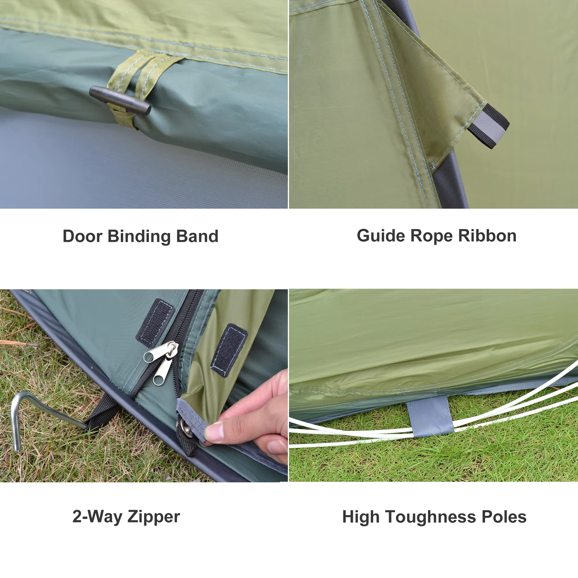 4-Person Outdoor Tent - Automatic Opening Design