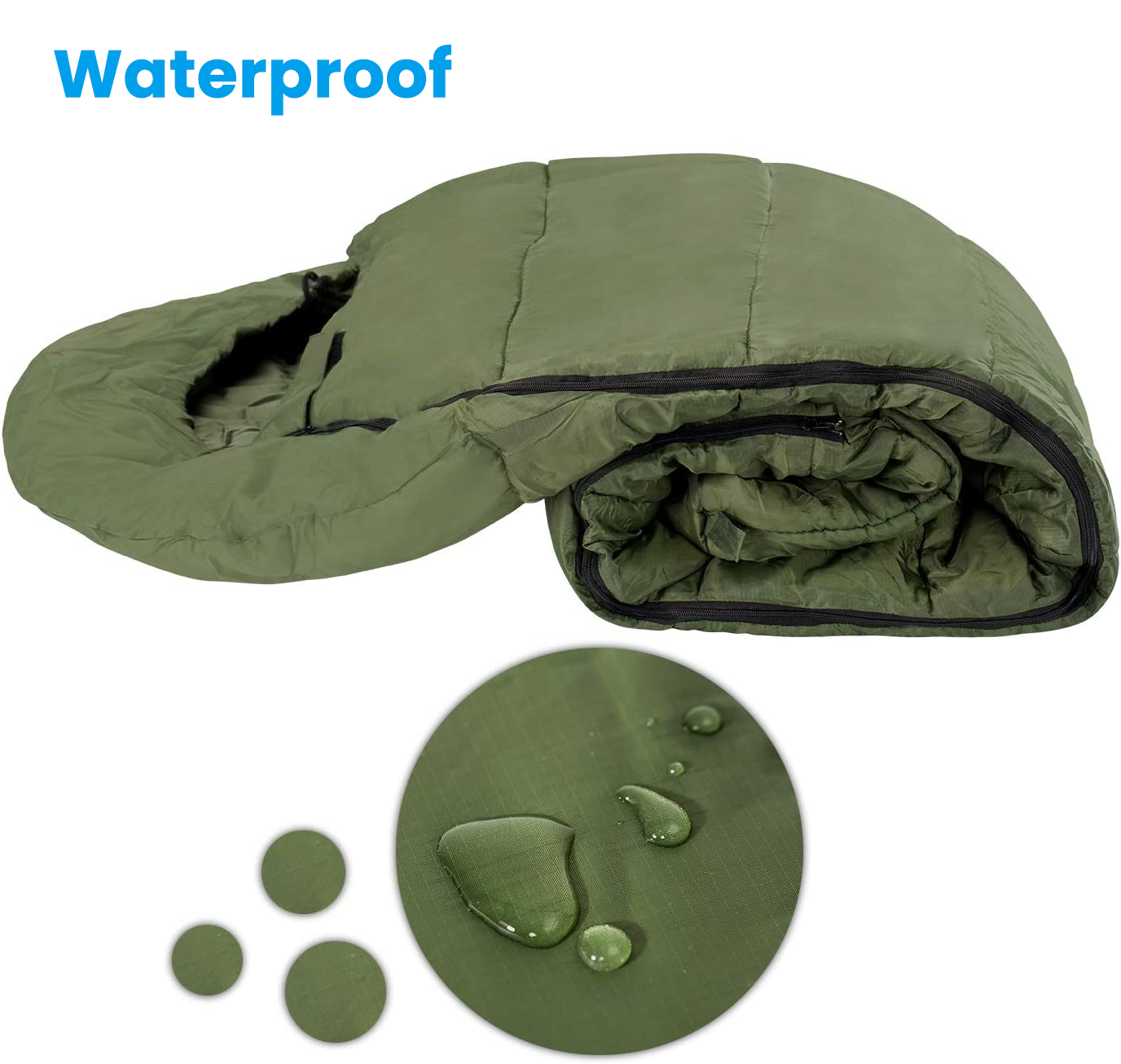 Sleeping Bag with Heating Pads