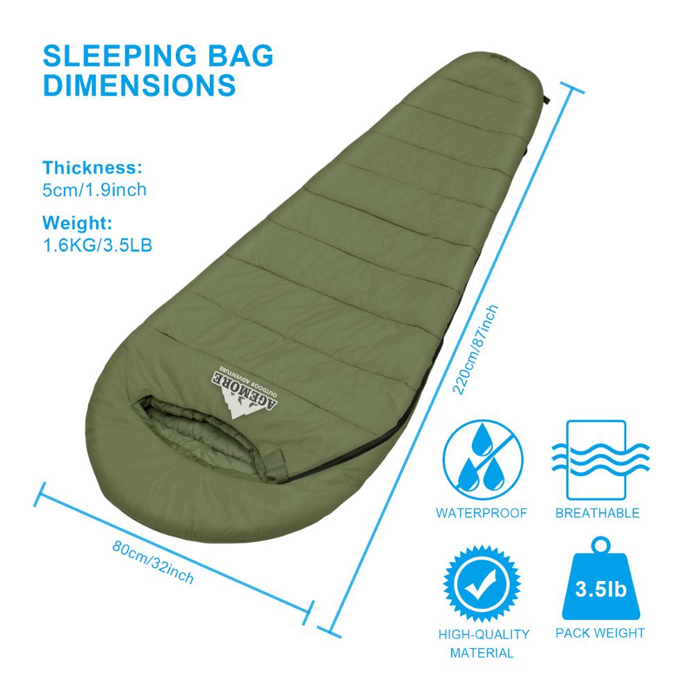 Sleeping Bag with Heating Pads